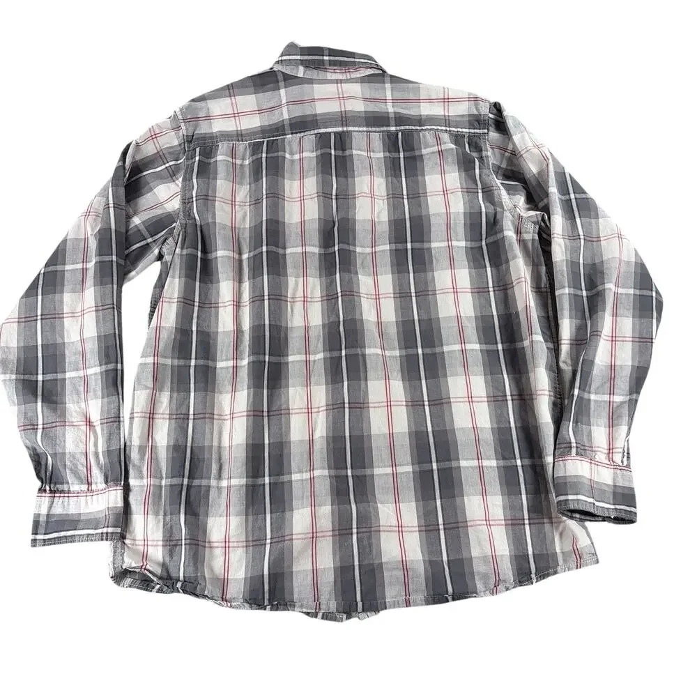 2 Wrangler Jeans Co, Plaid Long Sleeve Shirts - Men's Sz‎ L